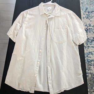 River Island short sleeve linen shirt - Size Medium